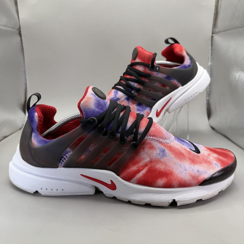 Nike Air Presto Shoes Mens Size 12 Red Purple Tie Dye Sneakers CT3550-501